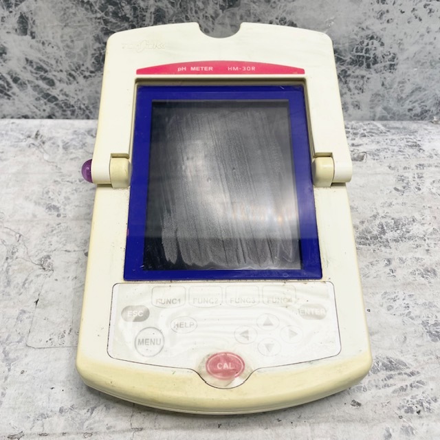 5793//東亜ディーケーケー ガラス電極式水素イオン濃度指示計 HM-30R 通電確認済み 拍卖