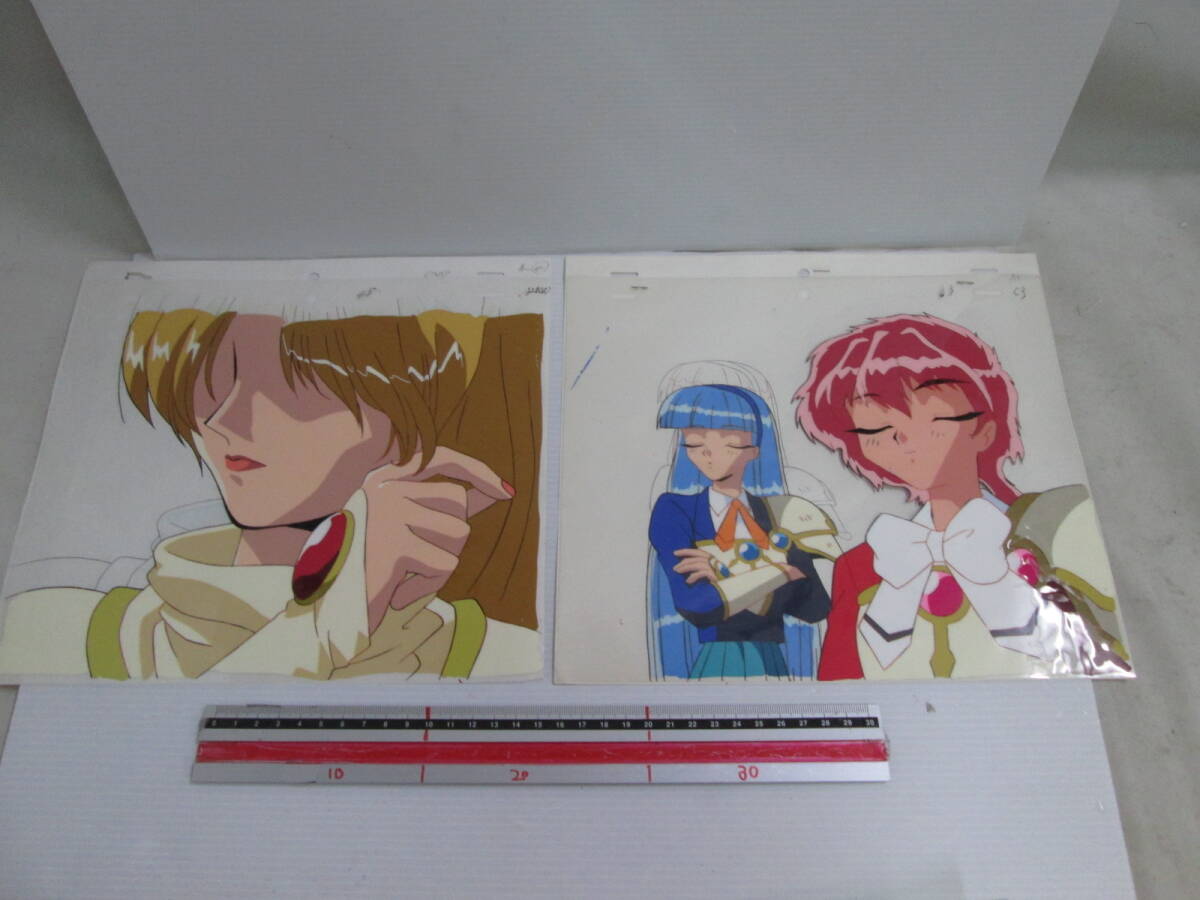 魔法騎士レイアース セル画 2点でC 古いもので現状で 送料は商品説明欄に記入拍卖