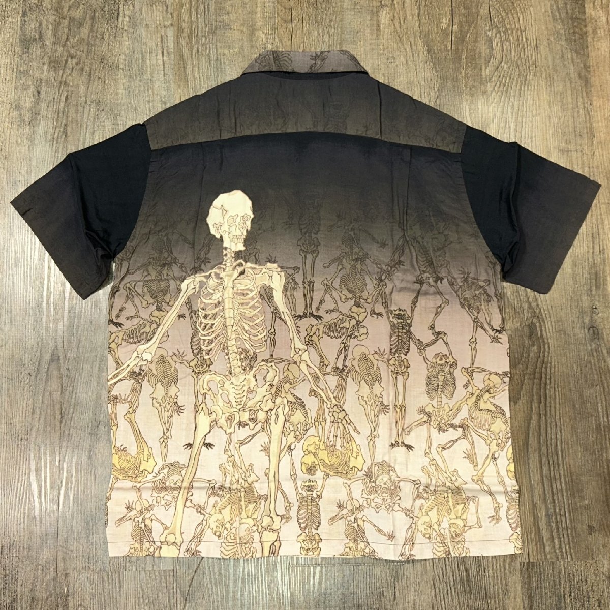 サンサーフ 河鍋暁斎 スペシャル 浮世絵 アロハシャツ 画鬼狂斎 アメカジ ハワイアン SS39129 ブラック M トップス拍卖