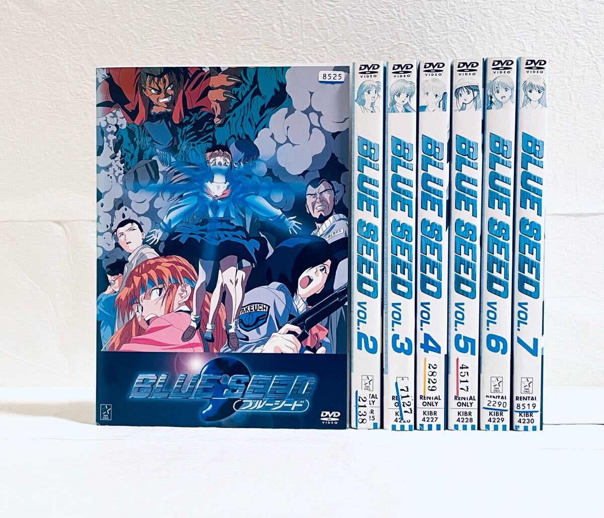 BLUE SEED ブルーシード 【全7巻】 レンタル版DVD 全巻セット拍卖