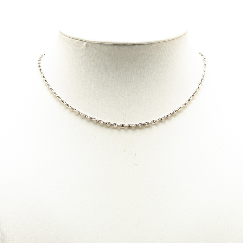 エルメス セリエ ミニシェーヌダンクルTTPM チェーン ネックレス SV925 シルバー レディース HERMES 【中古】拍卖