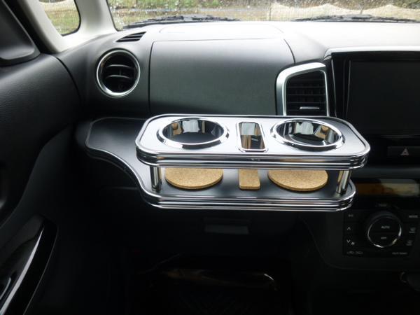 【限定品】スペーシアフロントテーブル レザーBK 携帯中央拍卖