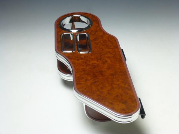 RKステップワゴン サイドテーブル運転席側 ウッド フルメッキ拍卖