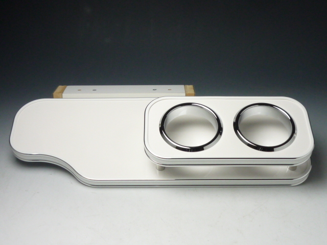 DA64エブリィ フロントテーブル ホワイト WHxシルバー拍卖