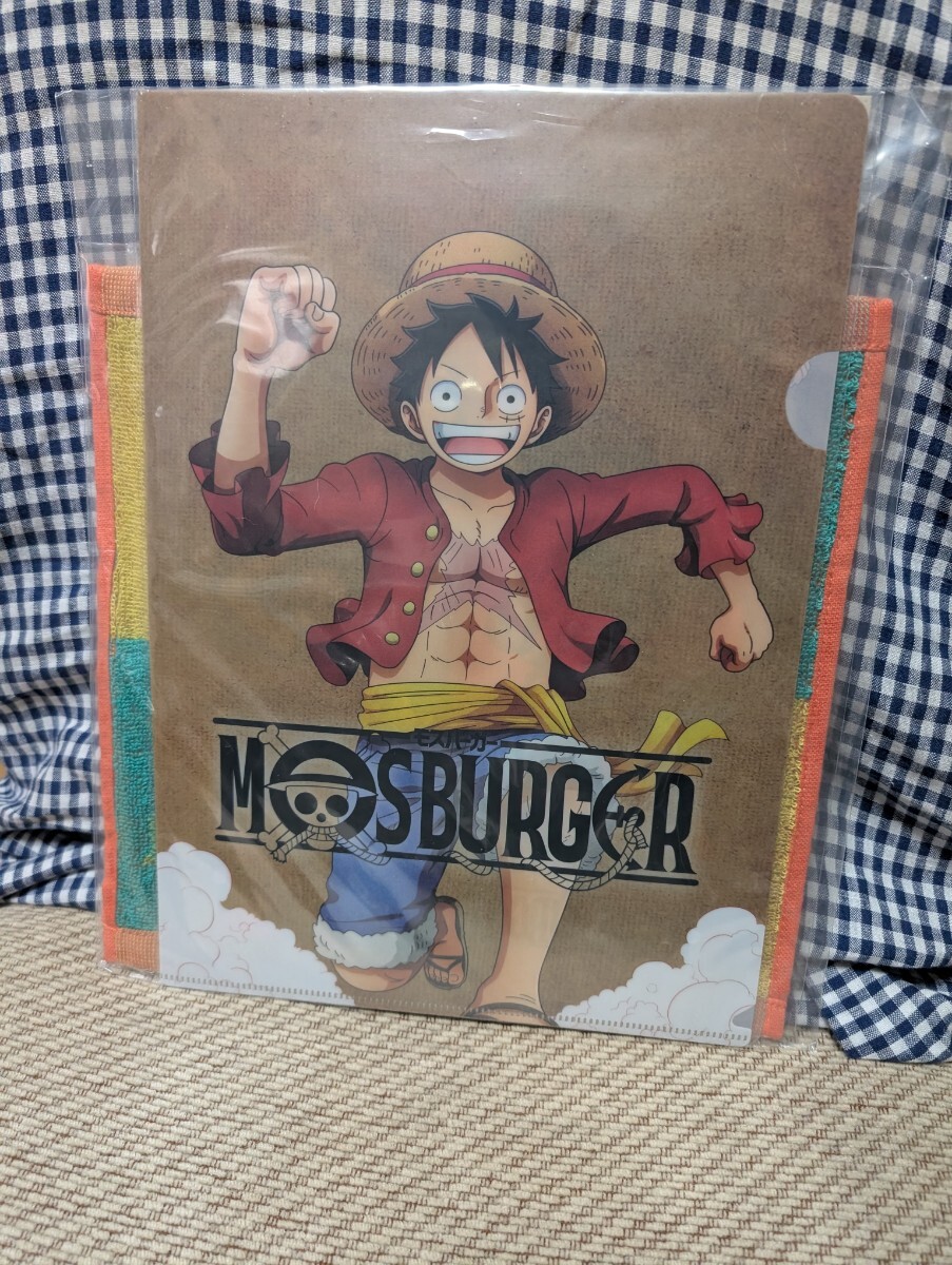 ONEPIECE モスバーガー クリアファイル & ハンドタオル 新品拍卖