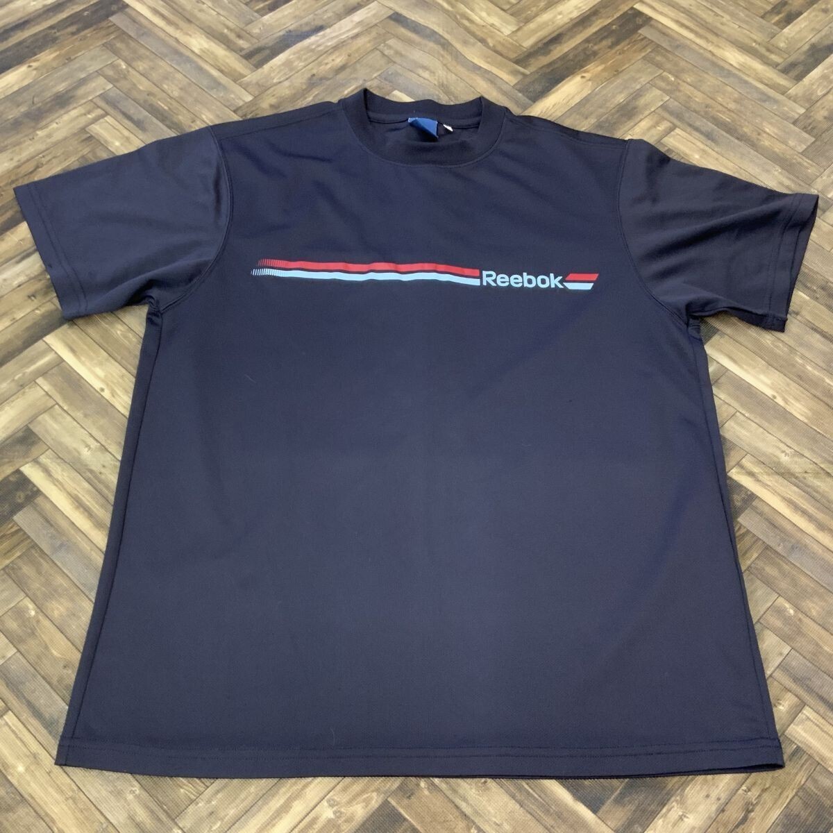 QS1568 リーボック 半袖 プラシャツ ネイビー L拍卖