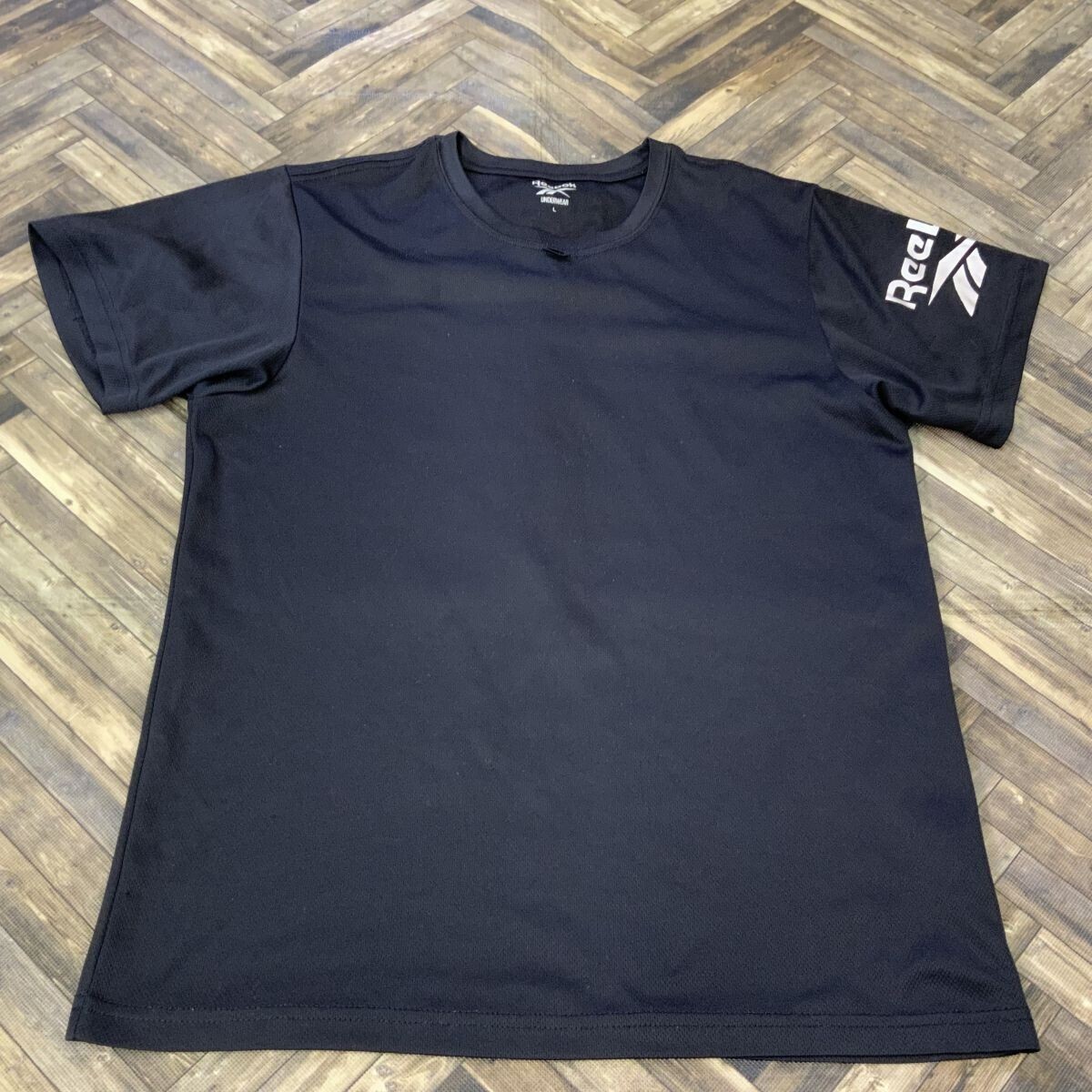 QS1570 リーボック 半袖 プラシャツ ブラック L拍卖