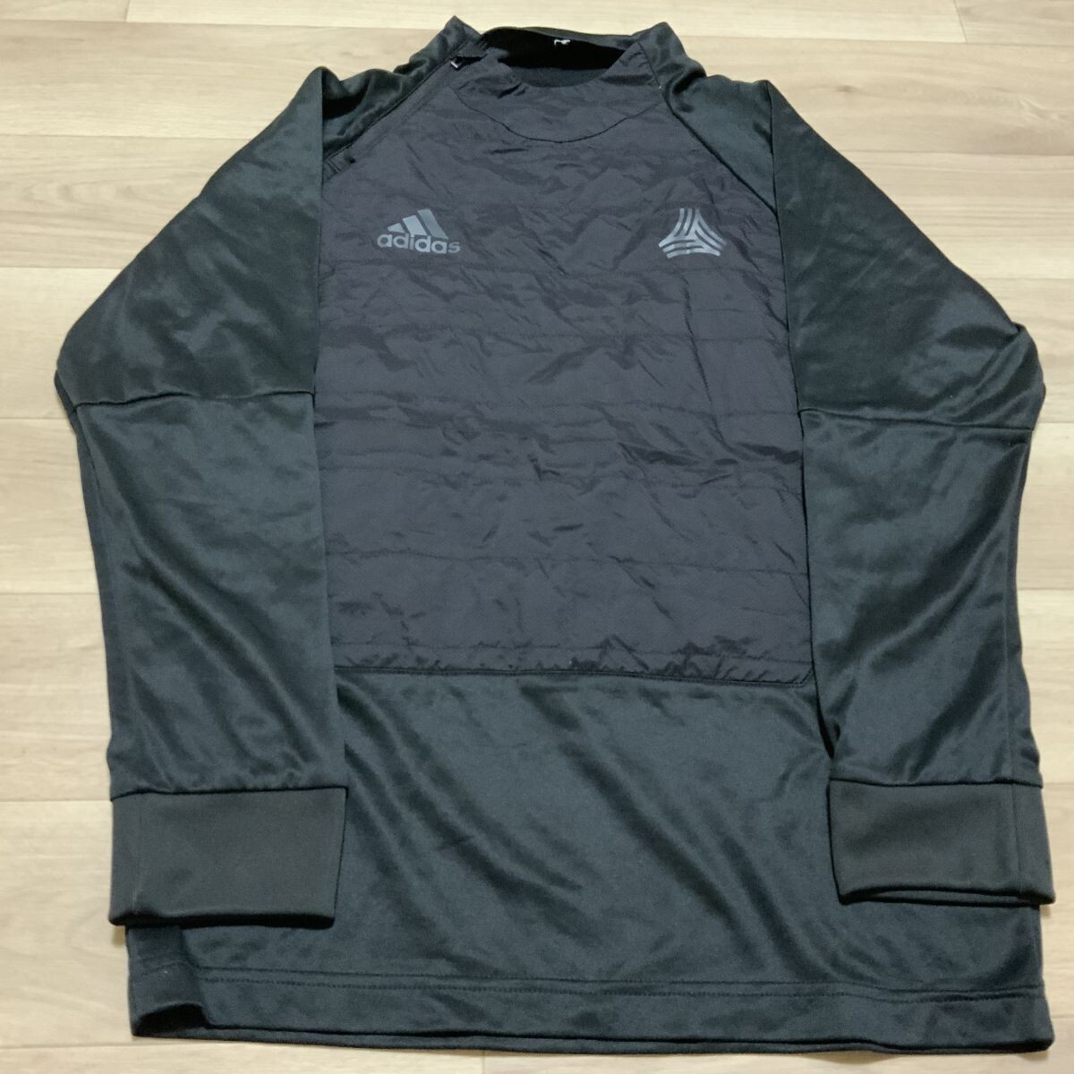 QS581 adidas アディダス 長袖ウェア スポーツウェア ブラック メンズSM相当拍卖