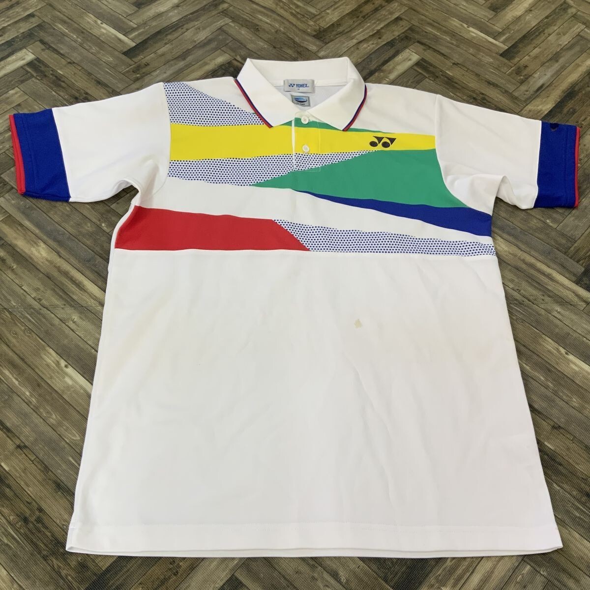 QS1139 YONEX ヨネックス 半袖ポロシャツ スポーツウェア マルチカラー メンズM拍卖