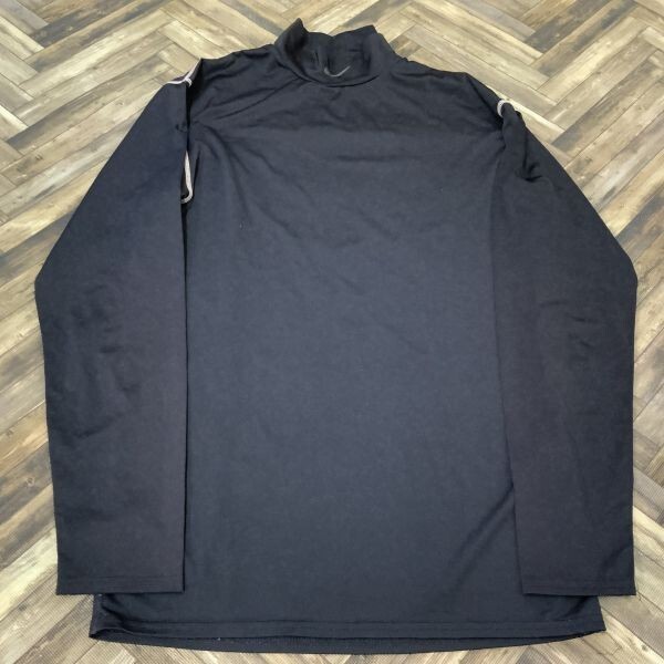 QS318 NIKE ナイキ 長袖インナー アンダーシャツ ハイネック ブラック メンズL拍卖