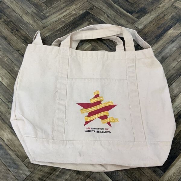 QS724 LDH2020 EXILE トートバッグ グッズ 鞄 アイボリー拍卖