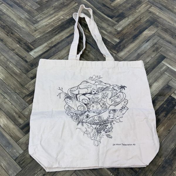 QS713 トートバッグ 手提げ アイボリー 24時間テレビ拍卖