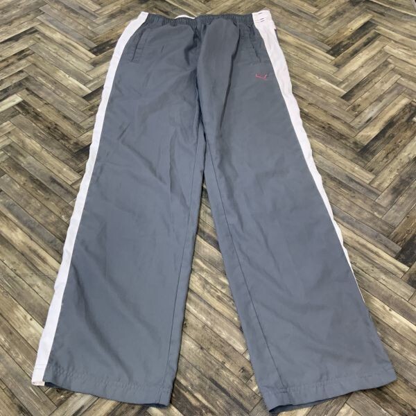 QS285 PUMA プーマ ウィンドブレーカー スポーツウェア ウインドパンツ グレー レディースM拍卖