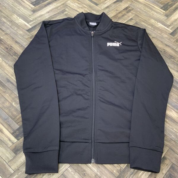 QS617 PUMA プーマ ジャージ スポーツウェア 上着 ブラック メンズS拍卖