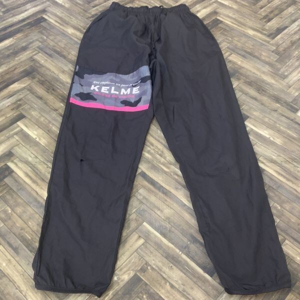 QS142 KELME ケルメ ピステ ウィンドブレーカー スポーツウェア ブラック メンズS拍卖