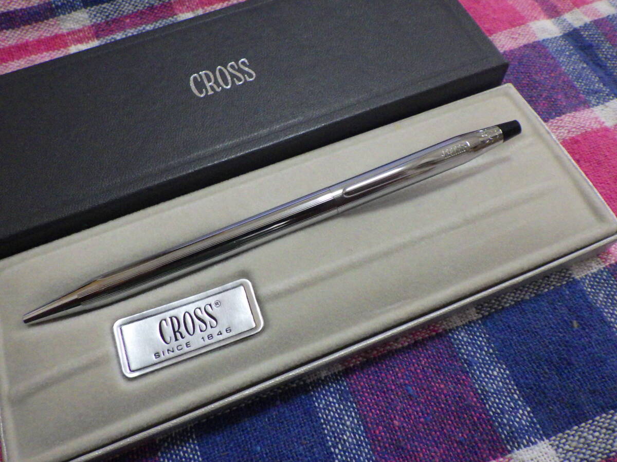 未使用 USA製 旧ロゴCROSS/クロス クラシック センチュリー クローム ボールペン  FUJITSU拍卖