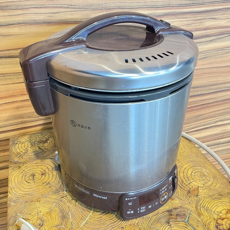 北海道・九州・沖縄・離島等追加送料有【中古】 ガス炊飯器 リンナイ RR-100VQT 2023年製 都市ガス (No.9240) 業務用 厨房機器拍卖