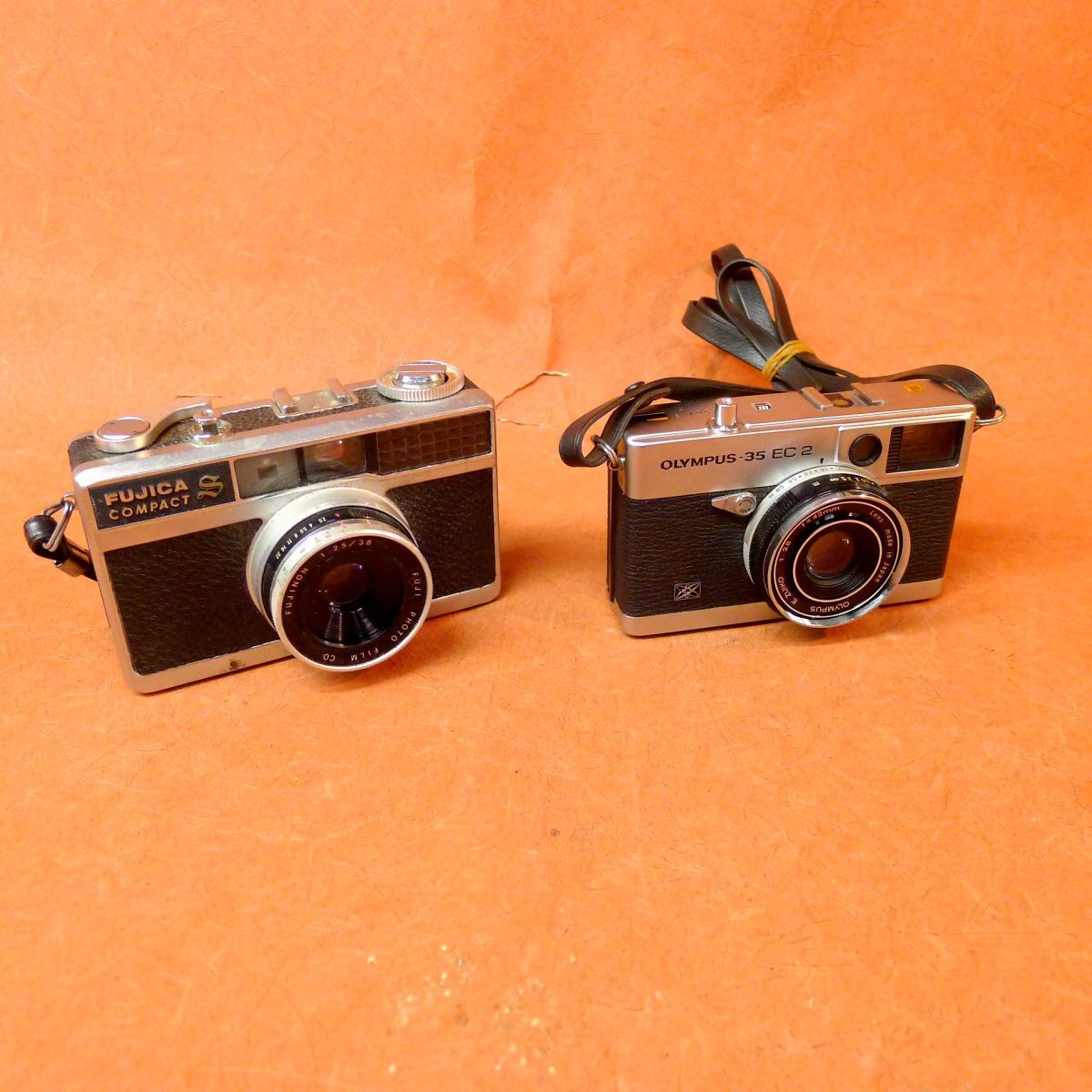 f◆010 ジャンク レンジファインダーまとめて2点①FUJICA COMPACT S②OLYMPUS-35 EC2/60拍卖