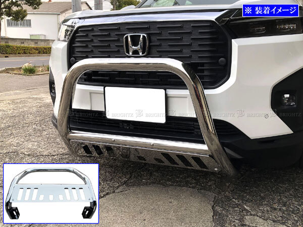 WR-V DG5 メッキ フロント グリル ガード フロント バンパー カンガルー バーチカル スキッド ロア アンダー ガーニッシュ GRI-GUA-041拍卖