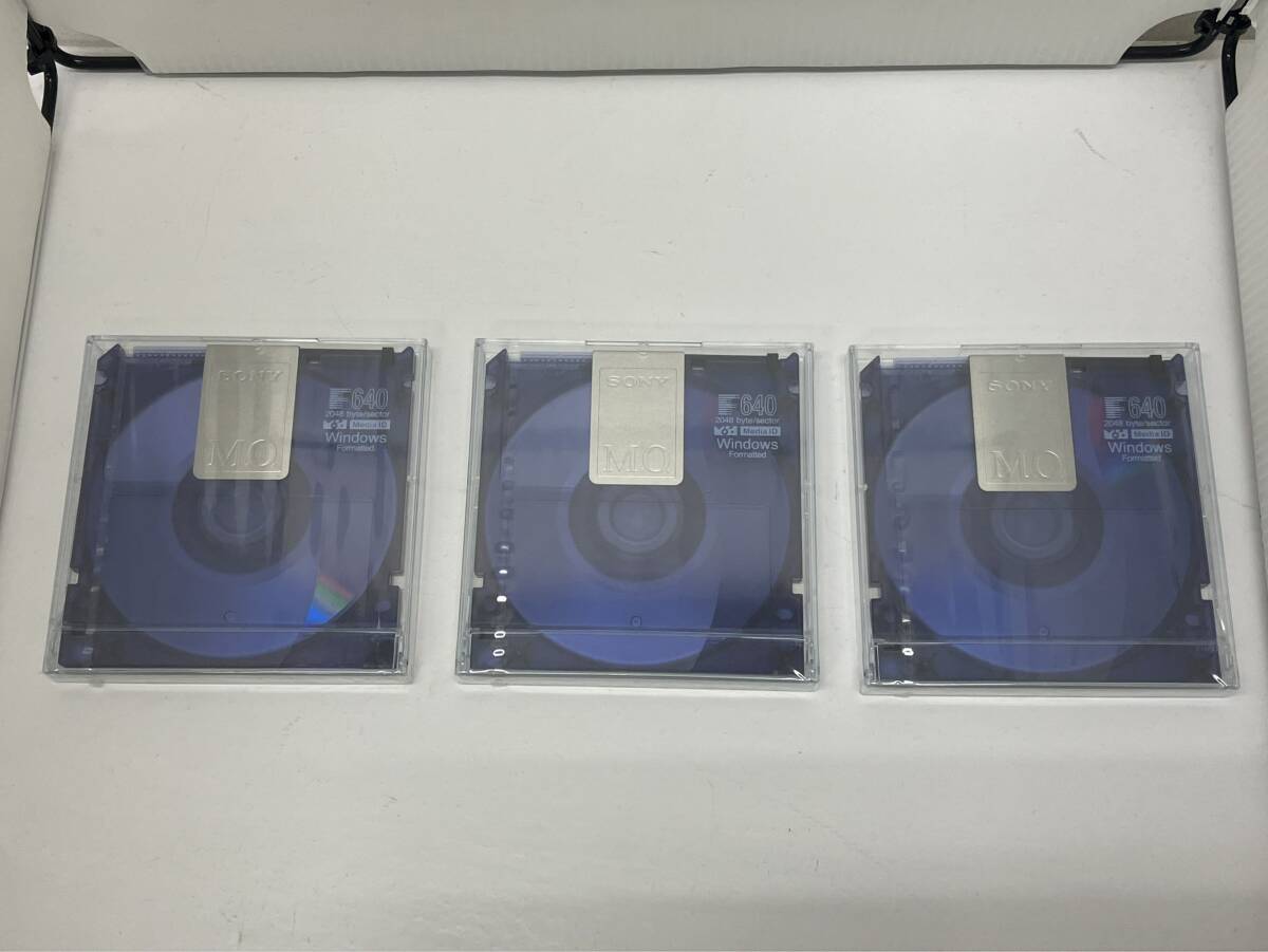 2025-YO2-TCD1E116★<新品未使用品>SONY MOディスク Windows Formatted ×3枚★拍卖