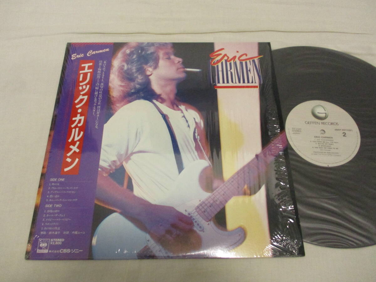 ( ラズベリーズ Raspberries ) Eric Carmen エリック・カルメン 国内盤 初回 LP 帯付き シュリンク拍卖