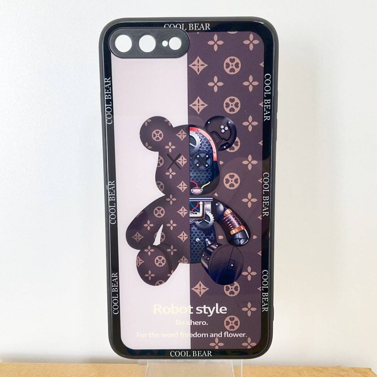 iPhone7Plus/8Plusケース カバー ガラス製 キャラクター かわいい 耐衝撃 iPhone 11 12 13 14 Pro max mini Plus ケース拍卖