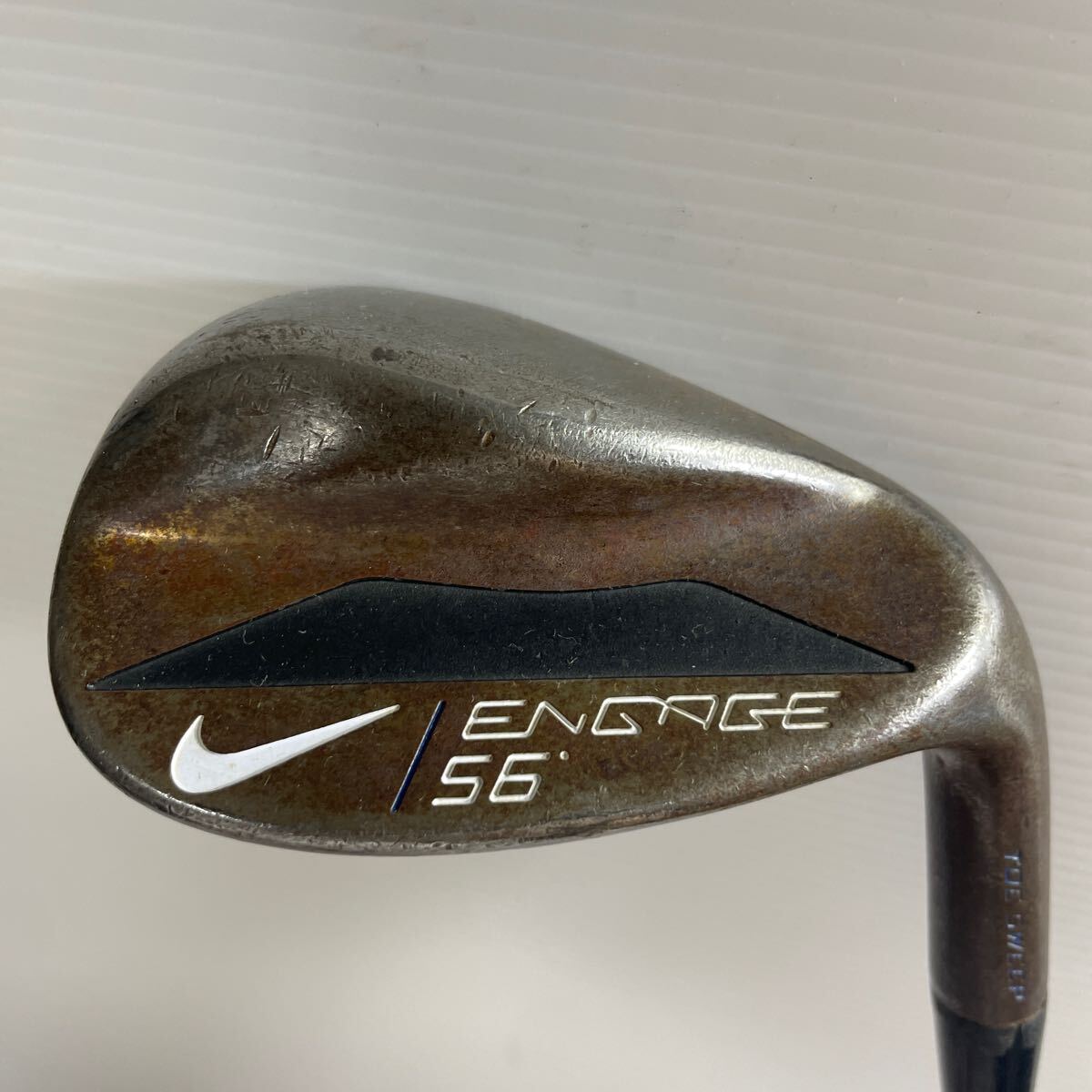 単品サンドウェッジ NIKE ENGAGE 56° DYNAMIC GOLD フレックス不明 ナイキ エンゲージ ノンメッキ ダイナミックゴールド DG 番4543拍卖