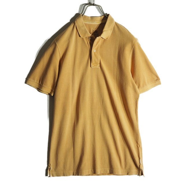 R0431f5 ■eleventy イレブンティ■ イタリア製 鹿の子コットン 半袖 ポロシャツ オレンジ S / 半袖シャツ メンズ 春夏拍卖