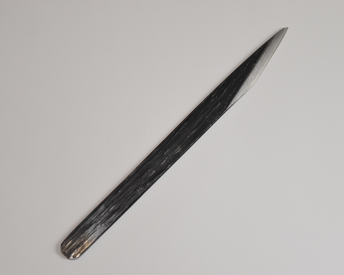 切り出し小刀 4分 13mm 青鋼 黒打 新品 【送料無料】拍卖