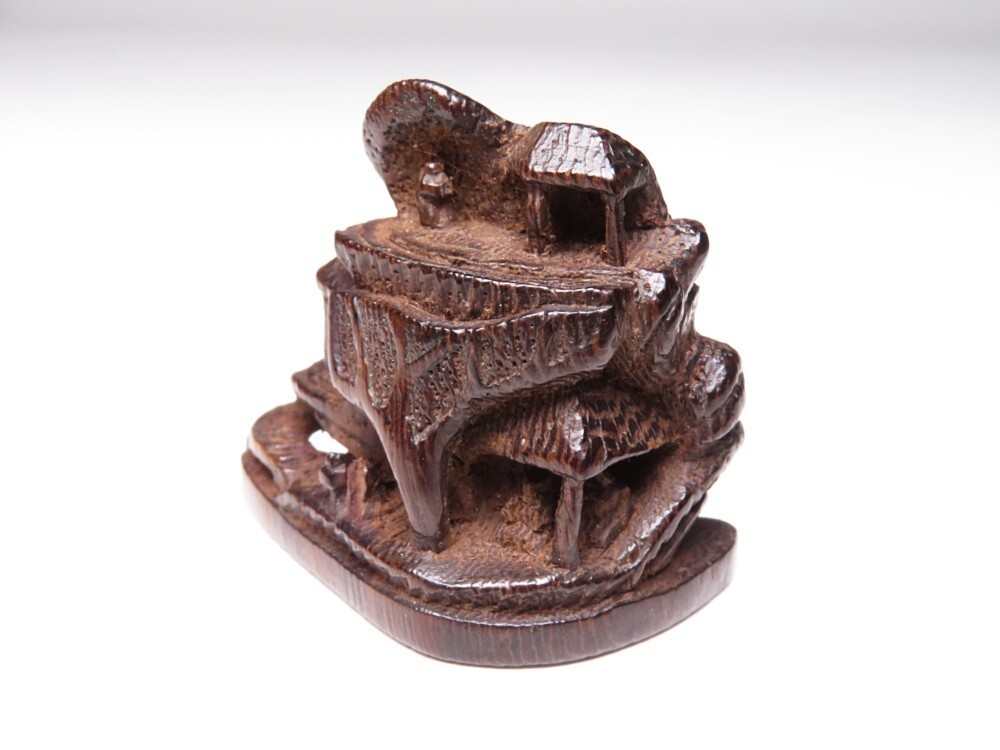 【10671】明治期 堤物 葛家彫 根付(初品・買取品)拍卖