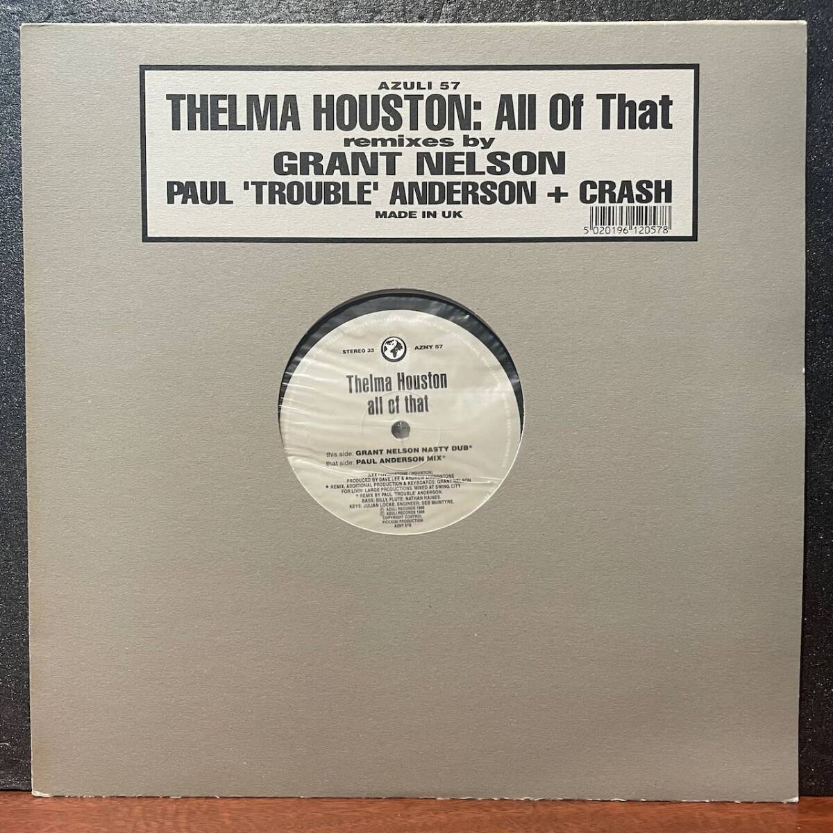【即決/再生確認済み/美盤NM】2枚組/Thelma Houston/All Of That/Azuli Records AZULI 57拍卖