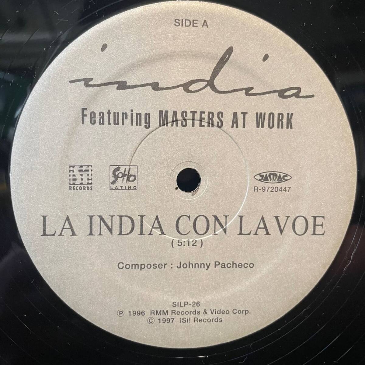 【即決/再生確認済み/極美盤NM】India Featuring Masters At Work/La India Con La Voe/Si! Records SILP-26, Soho Latino拍卖