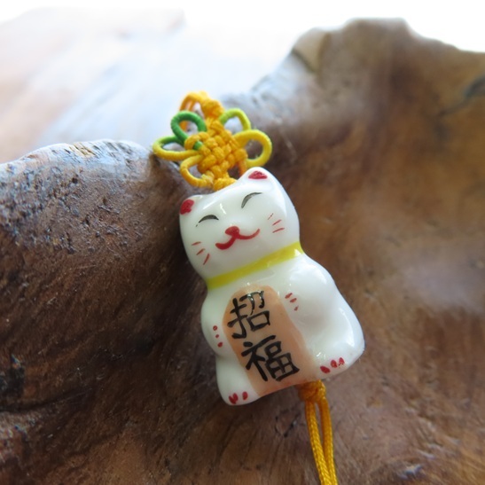 〓 新品 〓 招き猫 ストラップ 〓 開運 エスニック アジアン雑貨 アジア雑貨 ネコ 猫 おしゃれ 〓B068拍卖