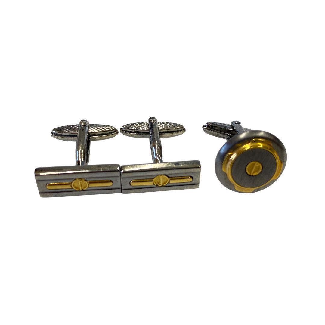 ダンヒル dunhill カフスボタン3個セット cc75拍卖