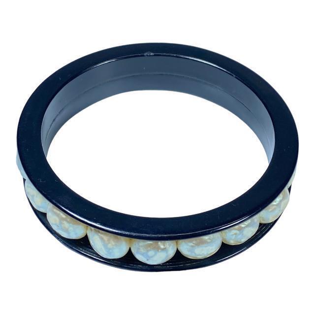 VALENTINO ヴァレンティノ ブレスレット バングル フェイクパール拍卖