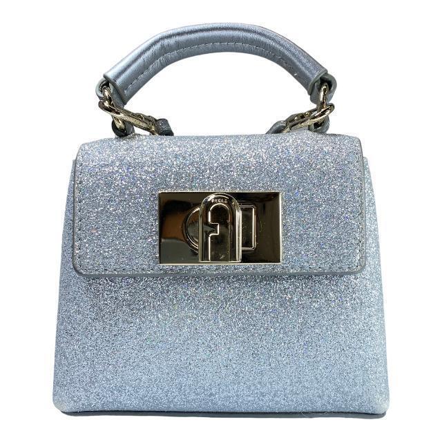 FULRA 2WAY ハンドバッグ ショルダーバッグ ミニバッグ シルバー拍卖