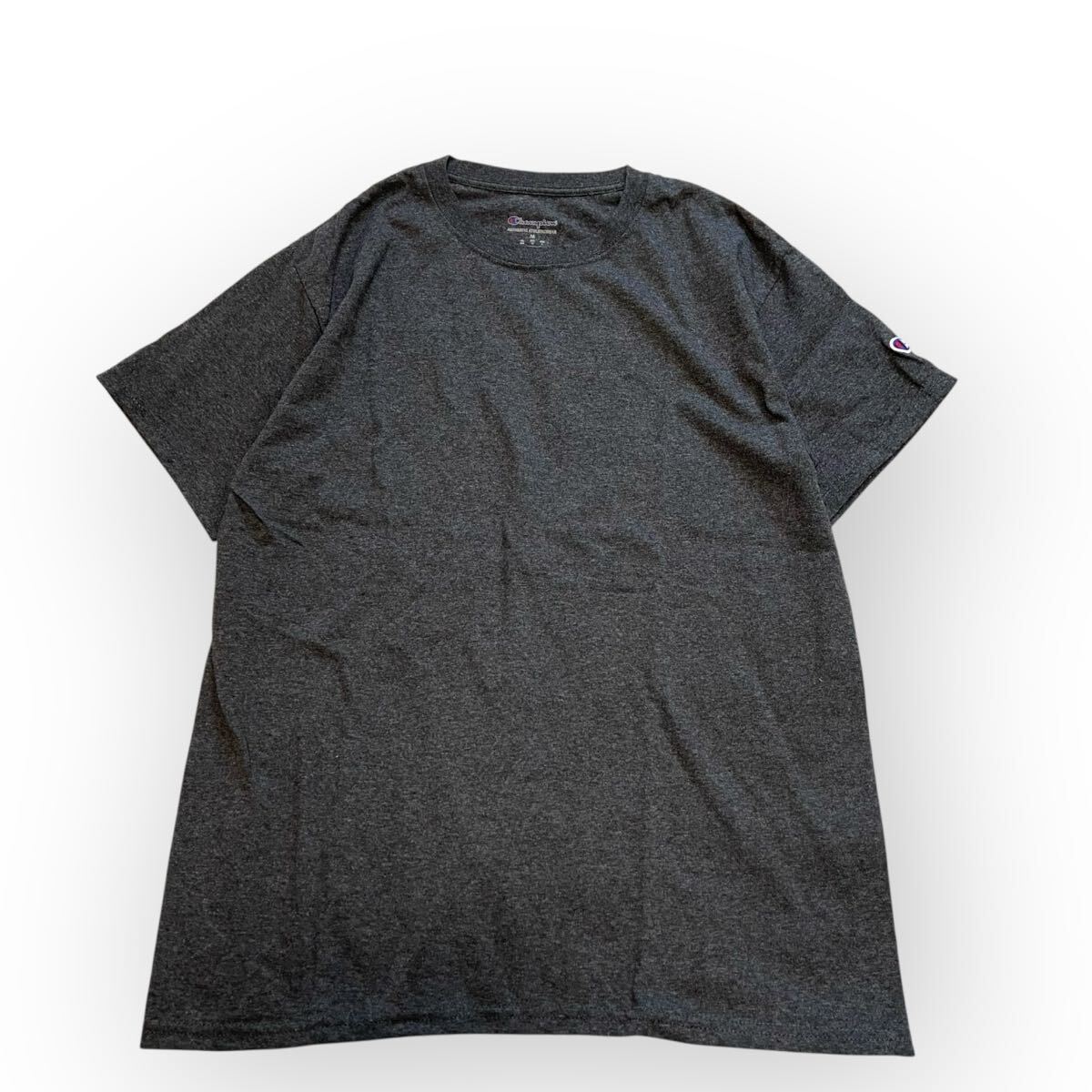 【送料無料】Champion チャンピオン 半袖Tシャツ アウトドア アクティブ Tシャツ ダークグレー レディースメンズL拍卖