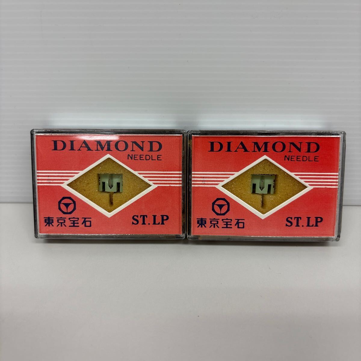 未使用品 レコード針 3D-34M 2点 東京宝石 ST.LP DIAMOND 長期保管 レコード交換針 JICO拍卖