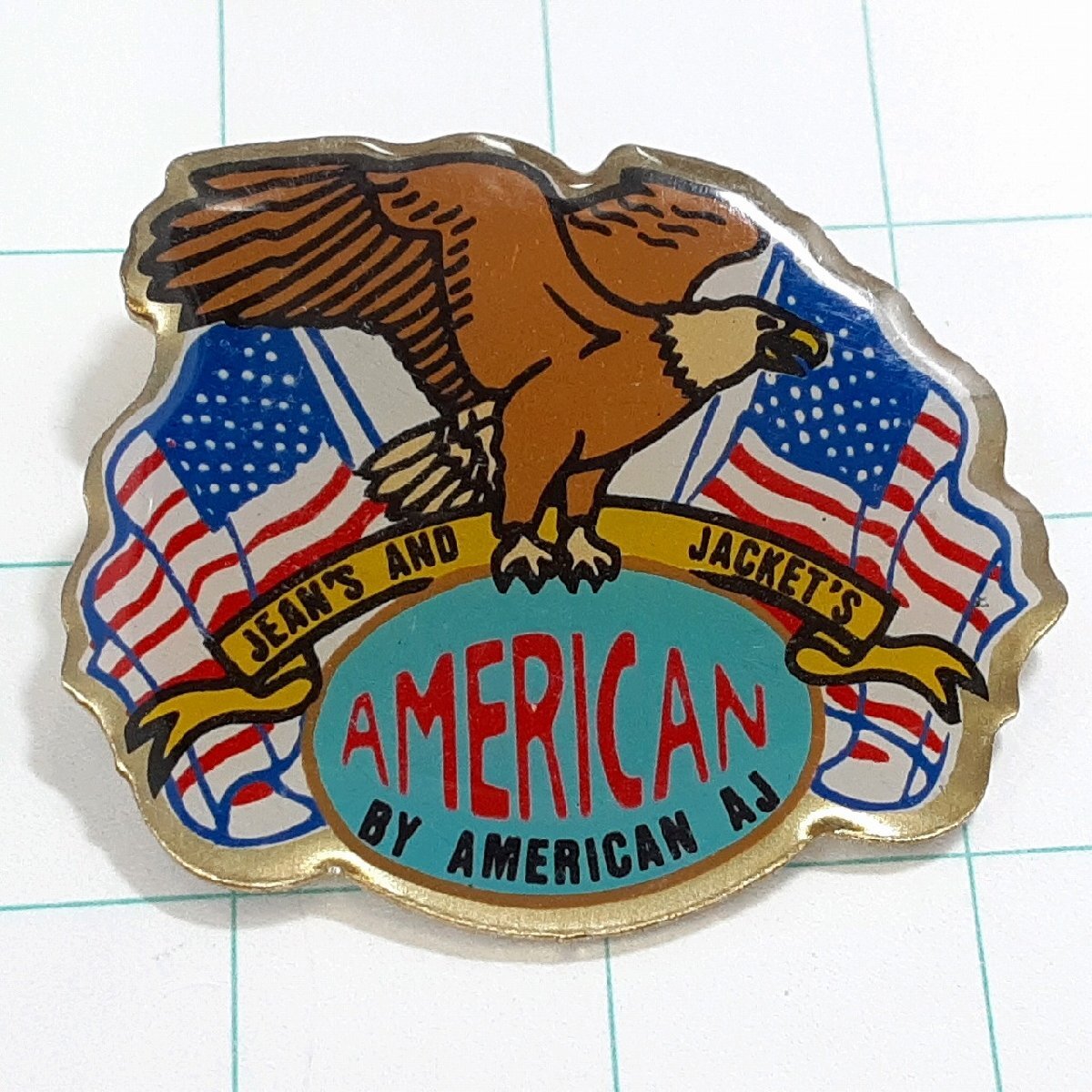 送料無料)AMERICAN ジーンズ&ジャケット 輸入 ピンバッジ ピンズ PINS A30097拍卖