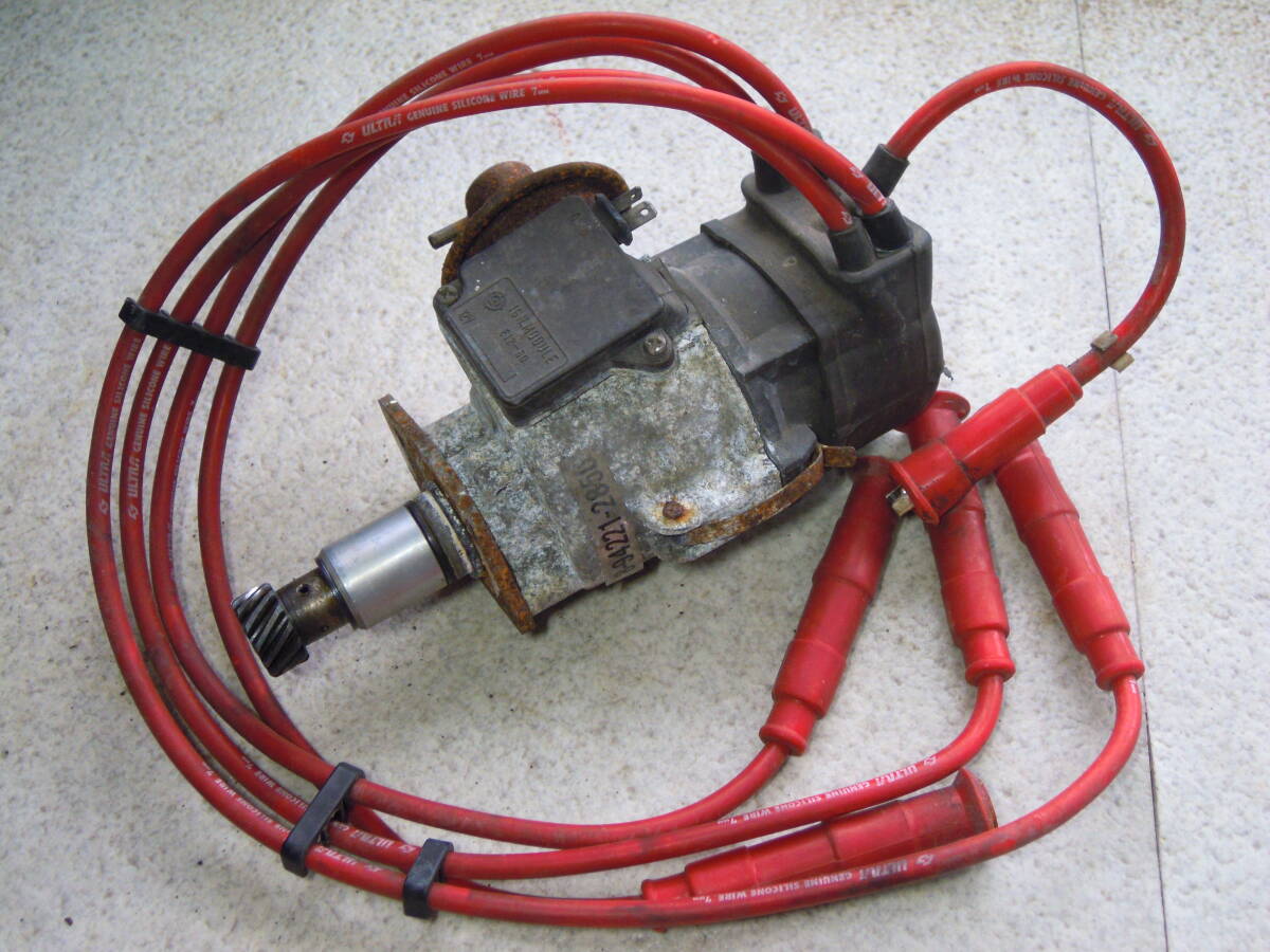 イスズ 初代 ジェミニ 60 PF60 ZZR ZZ-R G180 DOHC 青ヘッド 純正 エンジン ディストリビューター デスビ キャップ イグナイター ジャンク拍卖