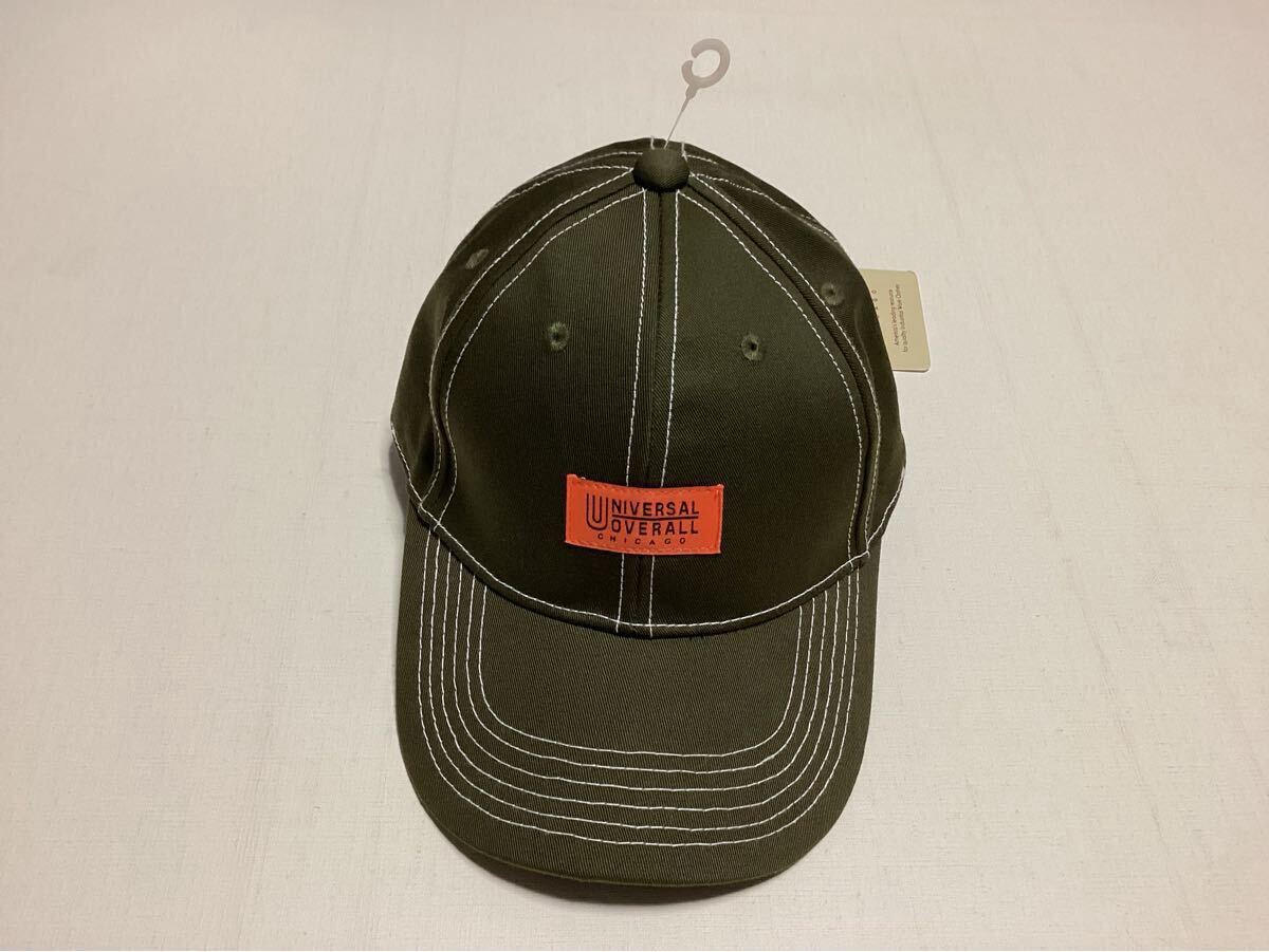 UNIVERSAL OVERALL/ユニバーサルオーバーオール◎キャップ(野球帽)◎カーキ◎長期保管・デッドストック・未着用◎タグ付き拍卖