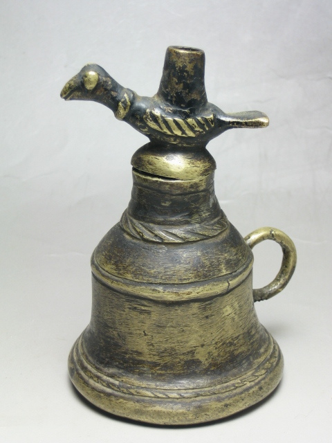 ◎●オイルランプ    真鍮製    ヒマラヤ ネパール  Ⅴ66拍卖