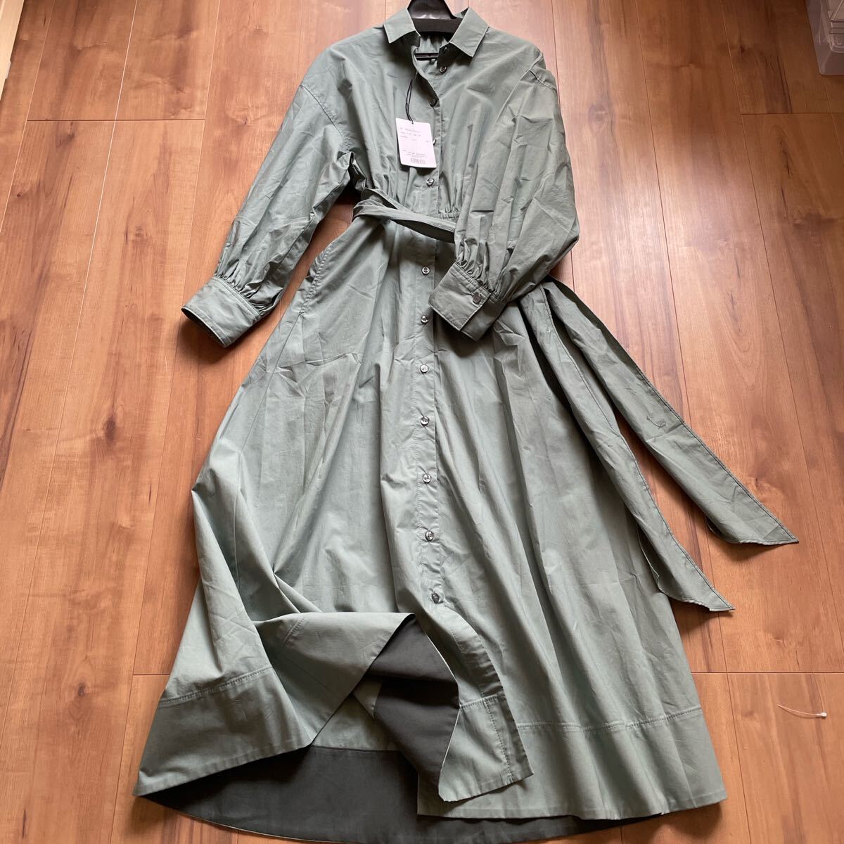 新品 Rouge vif ロングワンピース フレアシャツワンピース拍卖