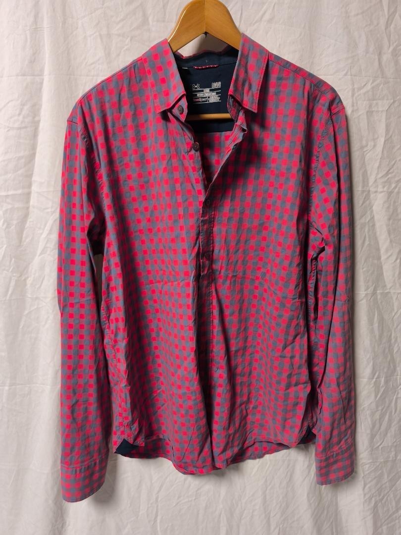 アンダーアーマー チェック柄 長袖シャツ heatgear メンズ L拍卖