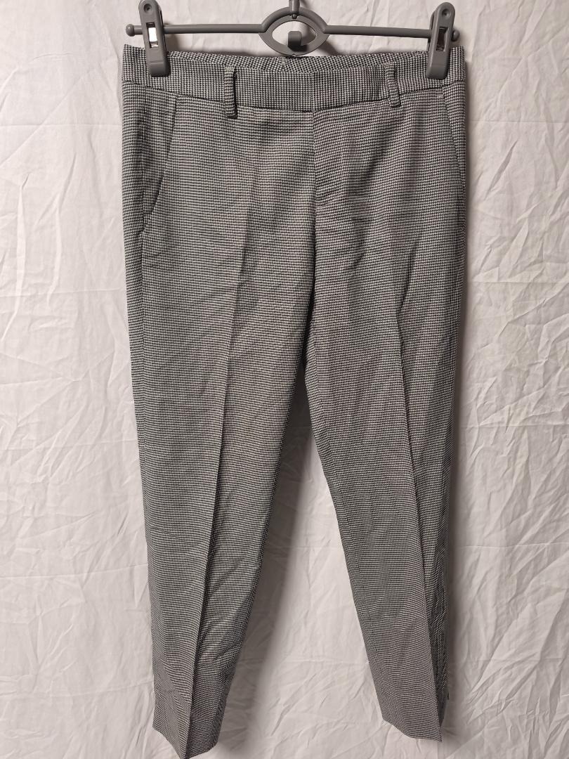 ユニクロ ストレッチアンクルパンツ 千鳥格子 レディース S拍卖
