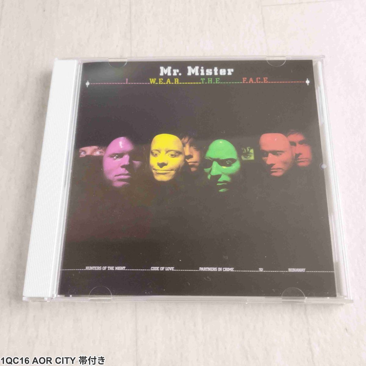 1QC16 CD Mr. Mister I Wear The Face ミスター・ミスター AOR CITY 帯付き拍卖