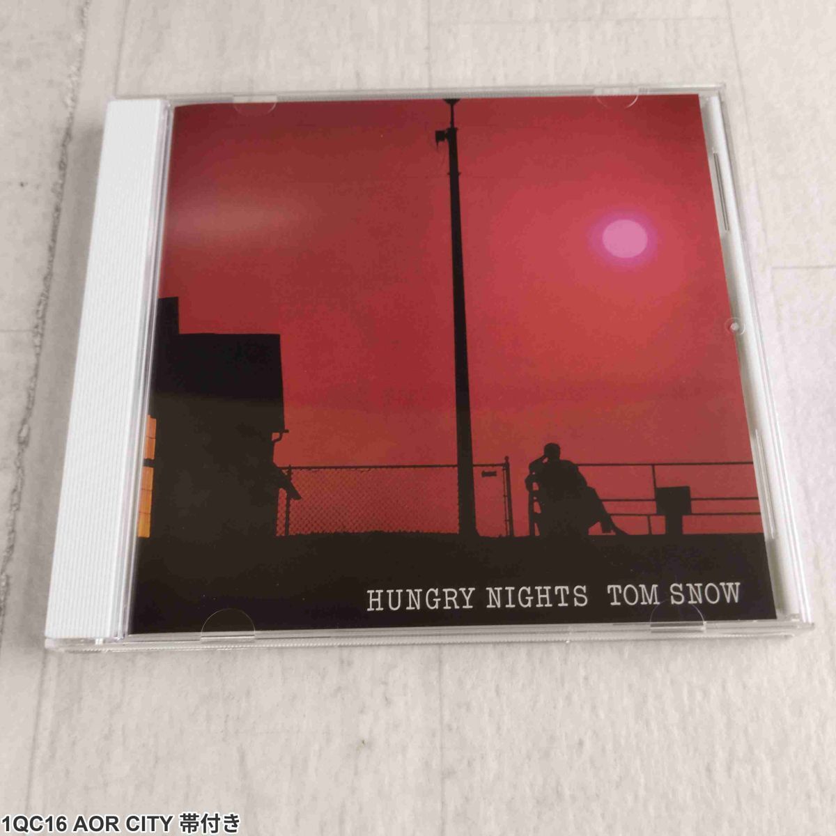 1QC16 CD トム・スノウ ハングリー・ナイツ Tom Snow Hungry Nights AOR CITY 帯付き拍卖