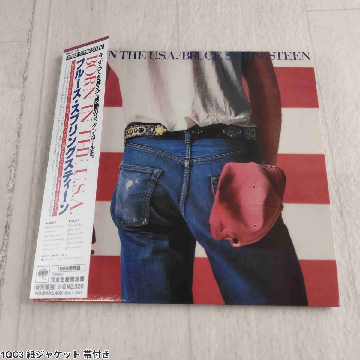 1QC3 CD ブルース・スプリングスティーン ボーン・イン・ザ・U.S.A. Bruce Springsteen Born in the U.S.A. 紙ジャケット 帯付き拍卖
