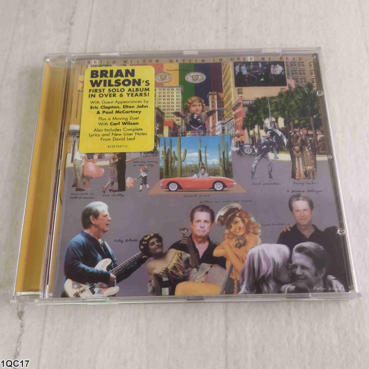 1QC17 CD ブライアン・ウィルソン ゲッティン・イン・オーバー・マイ・ヘッド Brian Wilson拍卖