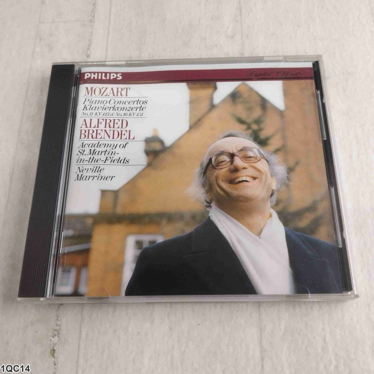 1QC14 CD モーツァルト ピアノ協奏曲第16番&第11番 アルフレッド・ブレンデル ネヴィル・マリナー拍卖